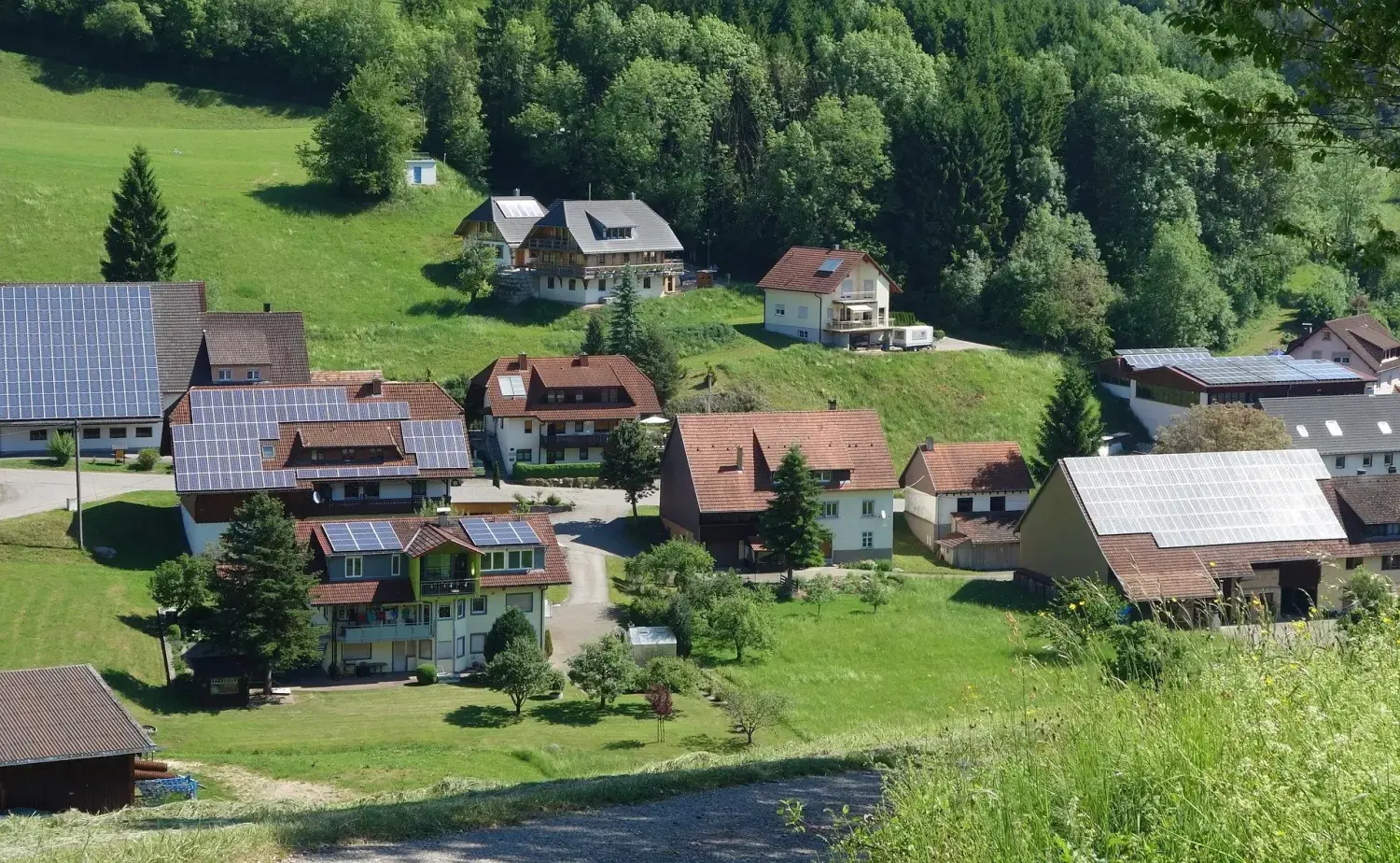 Häuser im Dorf von wir-machen-WATT GbR